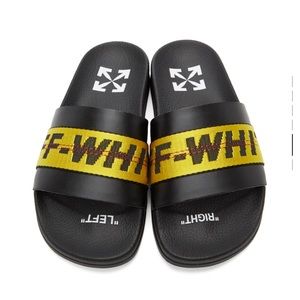 NWT NEW IN BOX Off White Slides